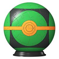 Ravensburger 3d puzzelbal pokémon pokébal groen, 54st.