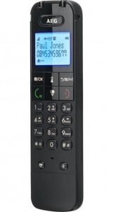 AEG Lloyd Combo 15 - Single DECT telefoon - Antwoordapparaat - Zwart