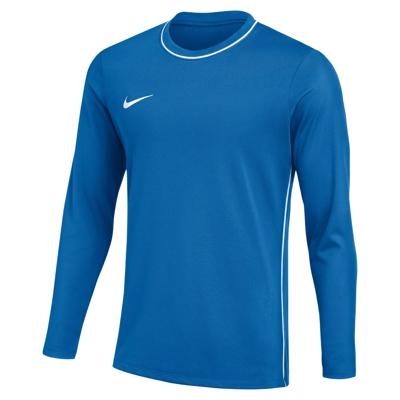 Nike Dri-FIT Park 26 Trainingsshirt Lange Mouwen Kids Blauw Wit