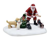 Kerstdorpminiatuur Dog Park Christmas 11x12x10 cm - Lemax