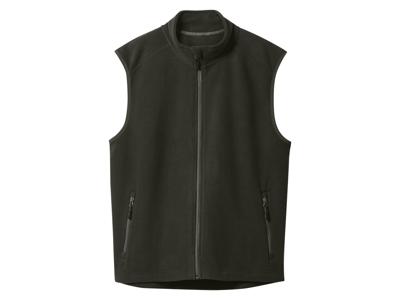 esmara Men Heren fleece bodywarmer (Zwart, XL)