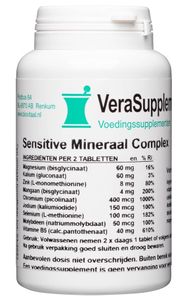 VeraSupplements Sensitive Mineraal Complex Tabletten