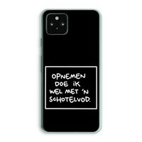 Schotelvod: Google Pixel 5a 5G Transparant Hoesje