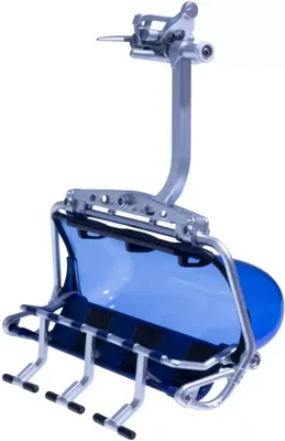 Jägerndorfer zetel 6 pers. blauw/zwart 1:32