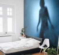 Zombie silhouet fotobehang