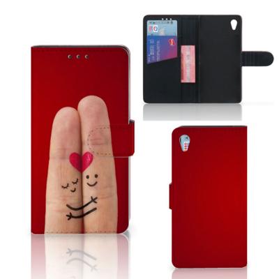 Sony Xperia Z3 | Wallet Case | met Pasjes | Liefde - Origineel Romantisch Cadeau