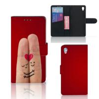 Sony Xperia Z3 | Wallet Case | met Pasjes | Liefde - Origineel Romantisch Cadeau