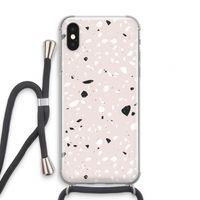 Terrazzo N°20: iPhone X Transparant Hoesje met koord