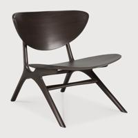 Ethnicraft Fauteuil 'Eye' Gevernist Mahoniehout, kleur Donkerbruin