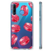 Huawei P30 Lite Beschermhoes Pink Macarons