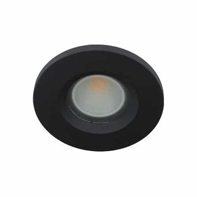 Camilla LED spot GU10 COB 3Watt rond ZWART IP65 dimbaar