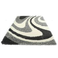 Hoogpolig modern vloerkleed shaggy Plus 7110 5cm hoogte - Grijs-80 x 150 cm