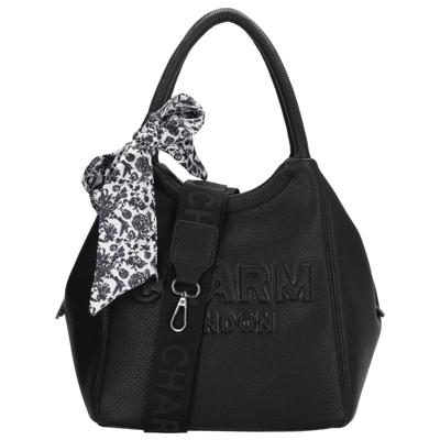 Charm London Handtas/Schoudertas Bond Street Zwart