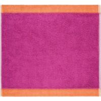 Cawö Cawo Lifestyle Splash Doubleface 7071 Gezichtsdoekje 30x30 pink/mandarine