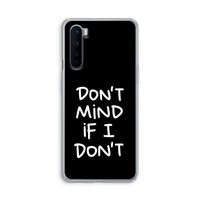 Don't Mind: OnePlus Nord Transparant Hoesje