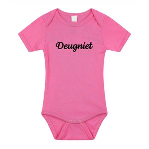 Deugniet cadeau baby rompertje roze meisjes