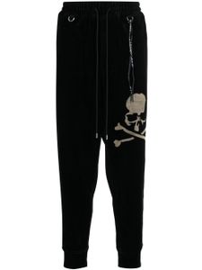 Mastermind Japan pantalon de jogging à effet de velours - Noir