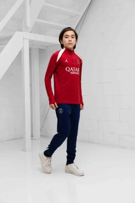 Paris Saint-Germain 1/4 Zip Strike Trainingspak Junior 2024/2025 - Maat 128 - Kleur: RoodBlauw | Soccerfanshop