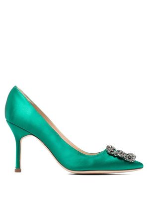 Manolo Blahnik escarpins Hangisi 90 mm - Vert