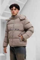 Project X Paris Essentials Winterjas Heren Beige - Maat S - Kleur: Beige | Soccerfanshop