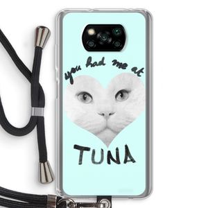 You had me at tuna: Xiaomi Poco X3 NFC Transparant Hoesje met koord