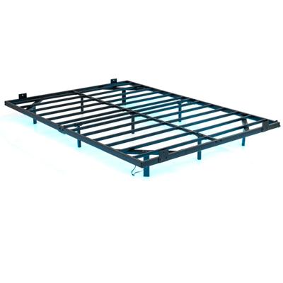 Groot Zwevend Bedframe met Ledverlichting Modern Metalen Bedframe