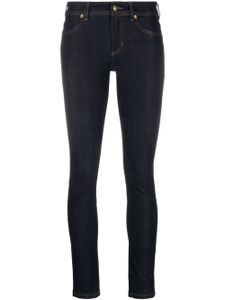 Versace Jeans Couture jean taille mi-haute à coupe skinny - Bleu