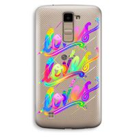 Loves: LG K10 (2016) Transparant Hoesje
