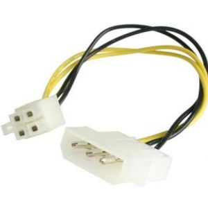 StarTech.com 15cm (6inch)LP4 to P4 Power Adapter
