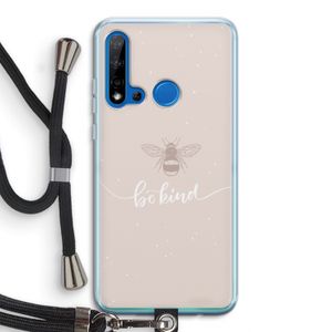Be(e) kind: Huawei P20 Lite (2019) Transparant Hoesje met koord