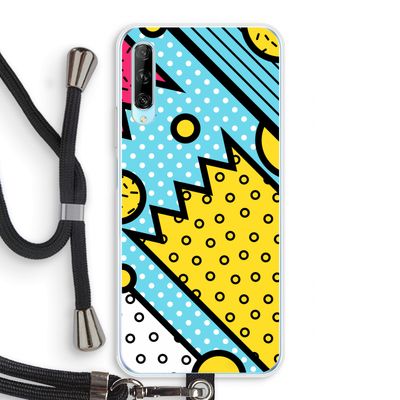 Pop Art #1: Huawei P Smart Pro Transparant Hoesje met koord