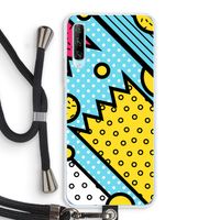 Pop Art #1: Huawei P Smart Pro Transparant Hoesje met koord