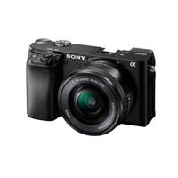 Sony alpha 6100 Digitale camera 24.2 Mpix Zwart 4K video, Bluetooth, Klapbaar display, Optische zoeker, WiFi