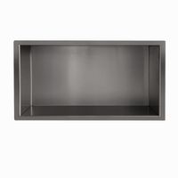 Inbouwnis Wiesbaden Novi 30x60x7cm Gunmetal