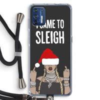 Came To Sleigh: Motorola Moto G9 Plus Transparant Hoesje met koord