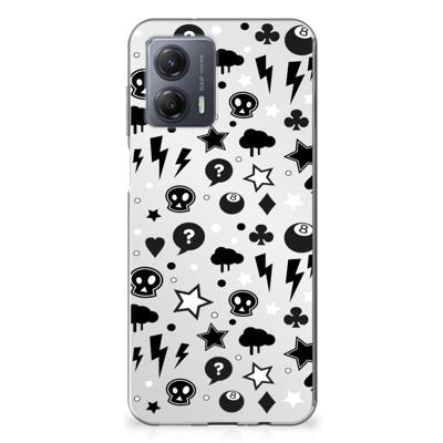 Silicone Back Case Motorola Moto G53 Silver Punk Silicone Back Case Motorola Moto G53 Silver Punk