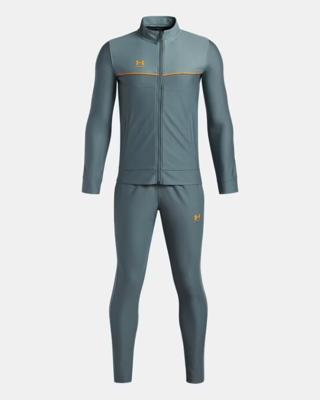 Under Armour Challenger Trainingspak Kids Blauw/Oranje - Maat 152 - Kleur: BlauwOranje | Soccerfanshop