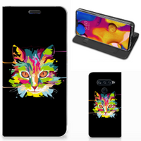LG V40 Thinq Magnet Case Cat Color - thumbnail