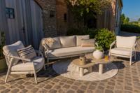 Jade/Liv stoel-bank loungeset - Light rope