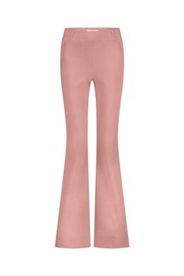 Flair bonded trousers - dusty pink - 13240