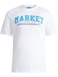 MARKET t-shirt en coton à slogan imprimé - Blanc