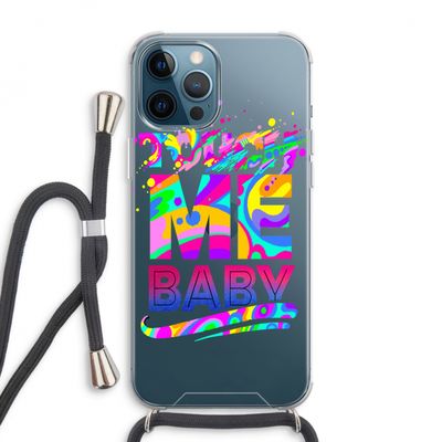 Touch Me: iPhone 12 Pro Max Transparant Hoesje met koord