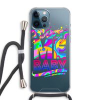 Touch Me: iPhone 12 Pro Max Transparant Hoesje met koord