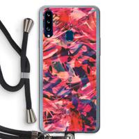 California: Samsung Galaxy A20s Transparant Hoesje met koord