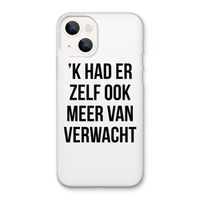 Meer verwacht: iPhone 13 Transparant Hoesje