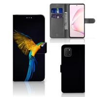 Samsung Note 10 Lite | Telefoonhoesje | Met pasjeshouder | Papegaai