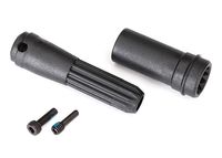 Driveshafts, center front/ 4mm screw pin (1)/ 3x10 CS (1) (TRX-8556)