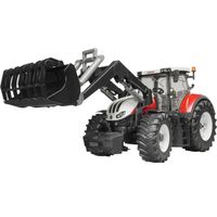 bruder Steyr 6300 Terrus CVT met frontlader modelvoertuig
