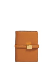 Marni portefeuille en cuir à design pliant - Orange