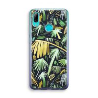Tropical Palms Dark: Huawei P Smart (2019) Transparant Hoesje
